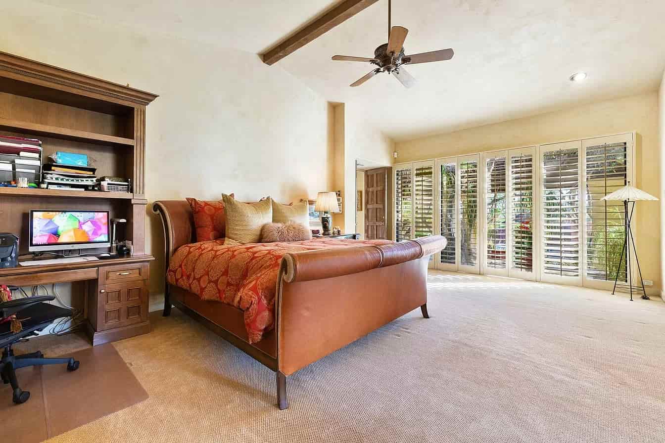 Palm Desert Custom Home Coachella Estate Guest Bedroom