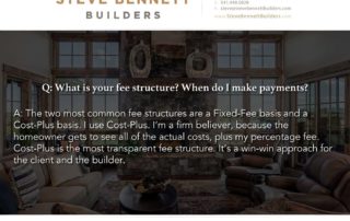 Home builder fee structure: Fixed-Fee basis vs Cost-Plus